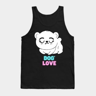 Love dog my family Tank Top